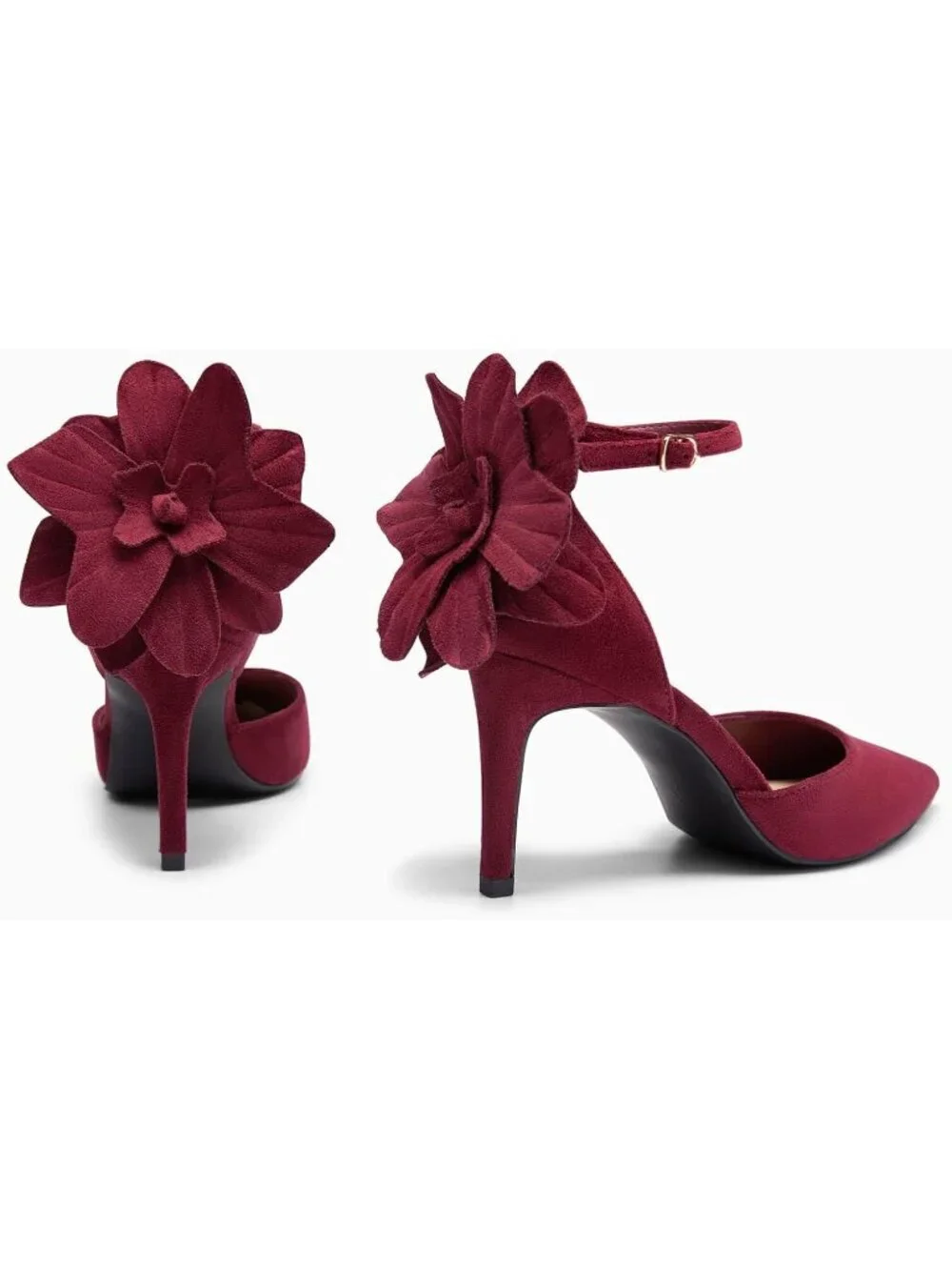 N/A floral heels